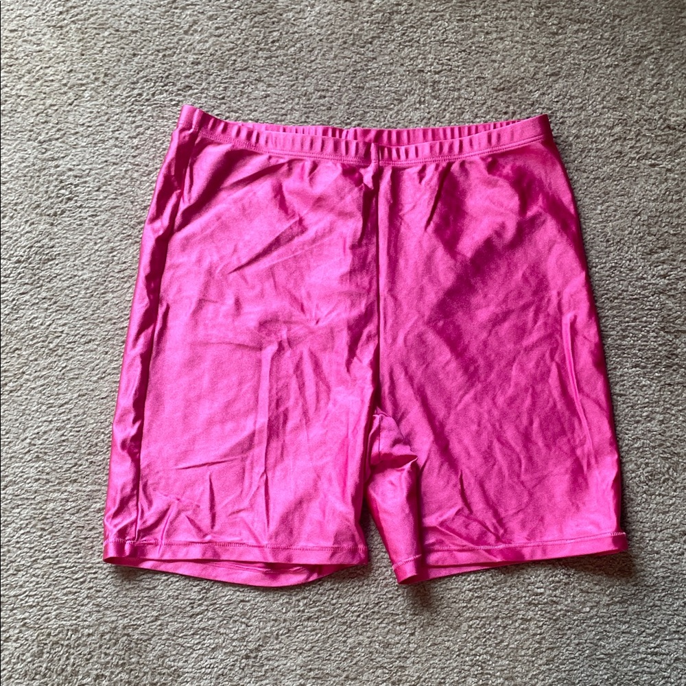 Skims Hot Pink Shorts